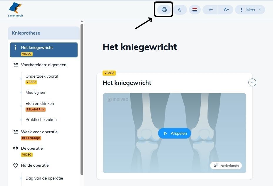 Indiveo printen op laptop