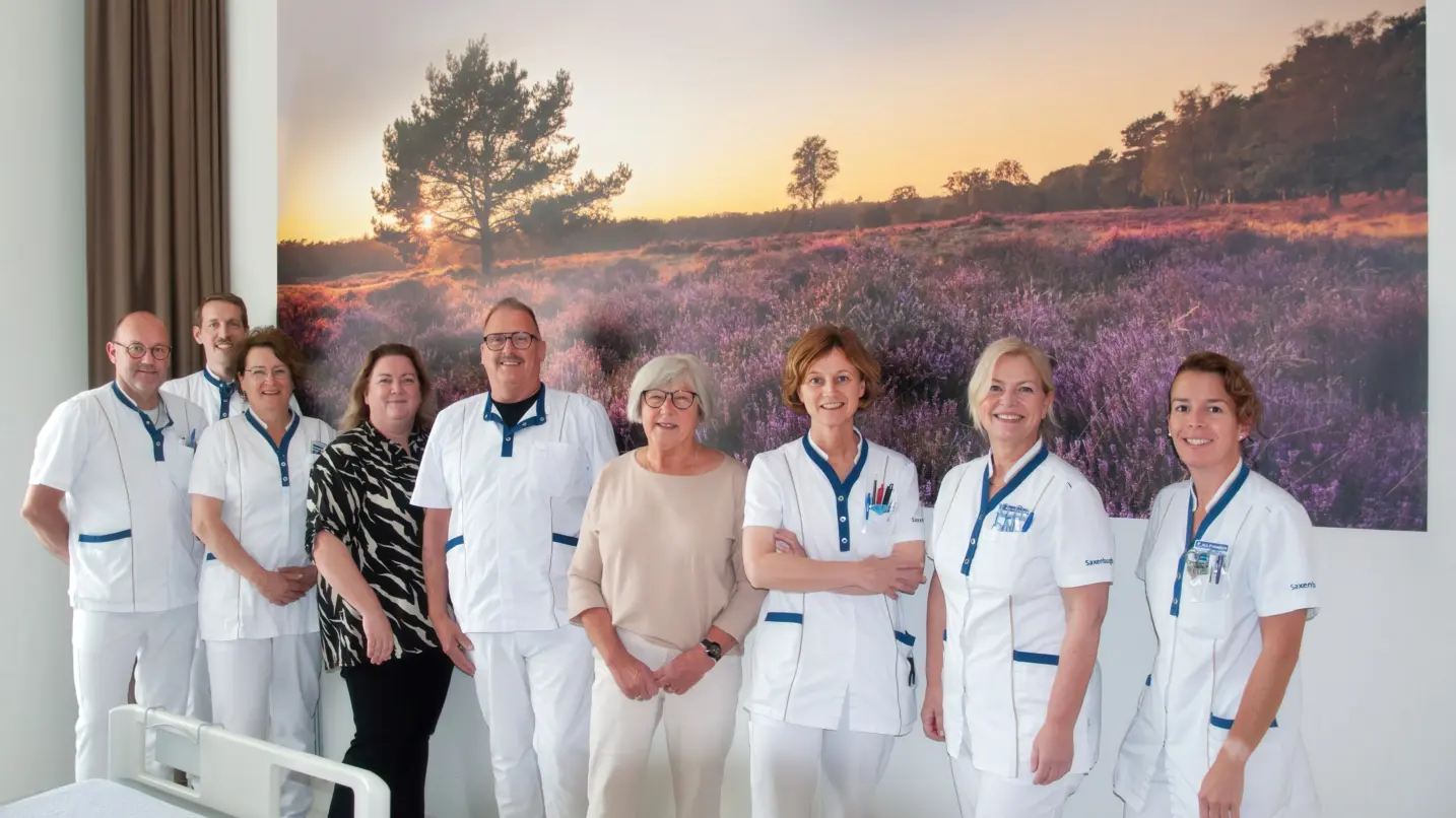 Fotobehang kleurt de kamers op de Intensive Care (IC)