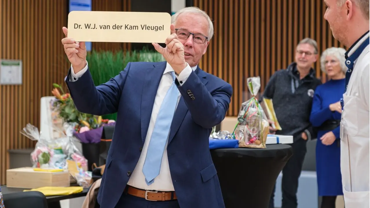 Afscheid bestuursvoorzitter Wouter van der Kam