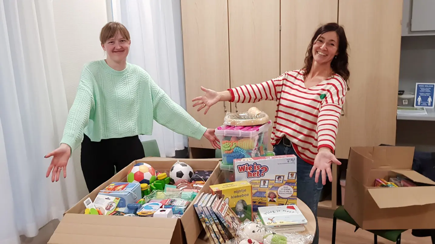Saxenburgh verblijd met geschenken dankzij doneeractie