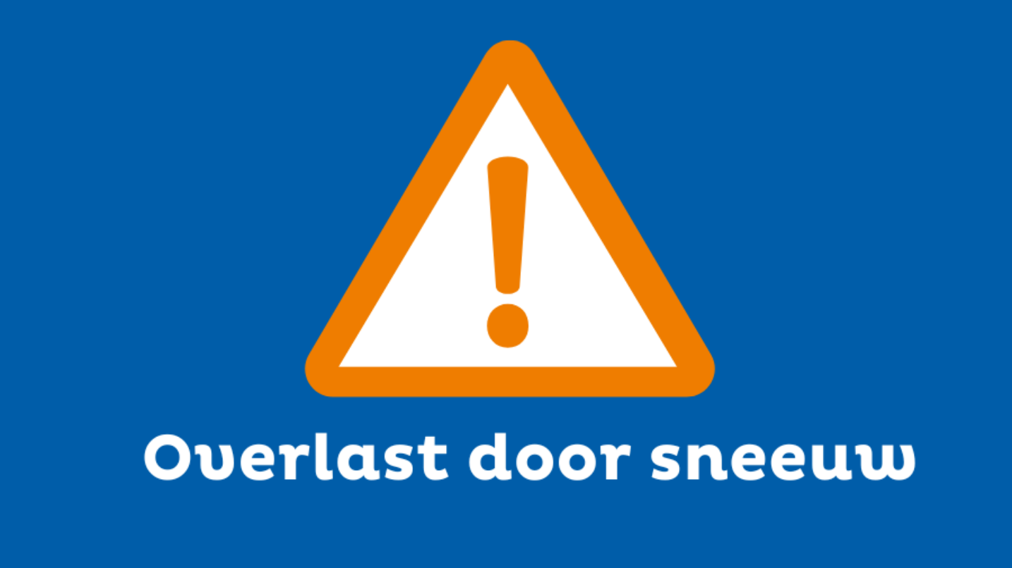 Overlast door sneeuw
