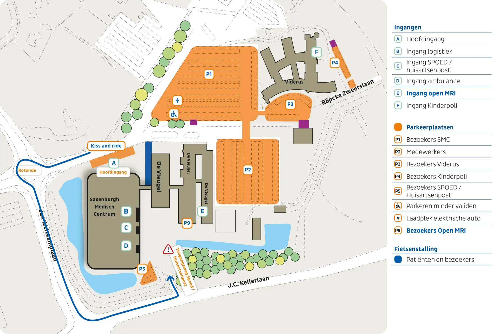 Open MRI Nederland plattegrond