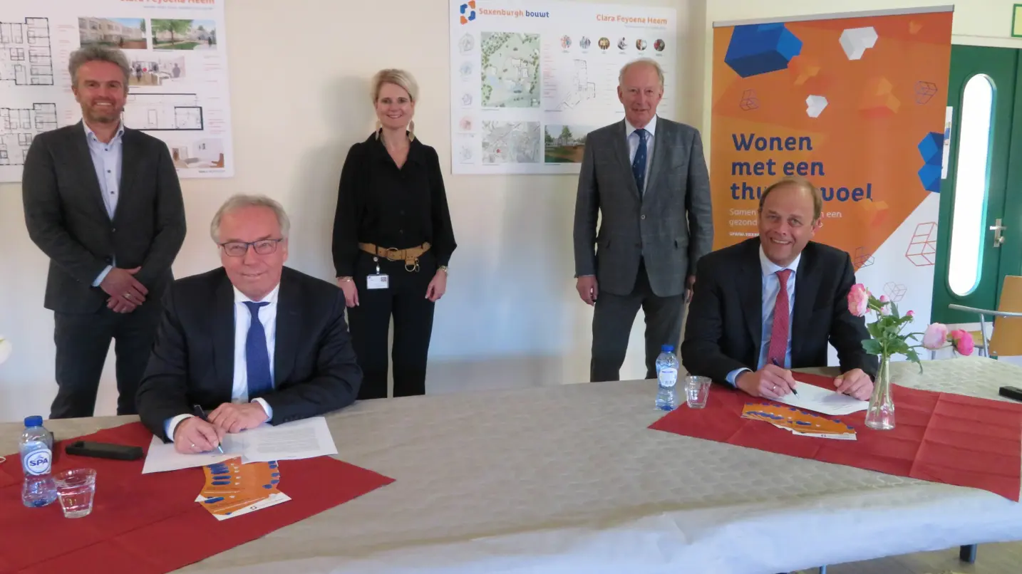 Seinen op groen voor nieuwbouw Saxenburgh Clara Feyoena Heem