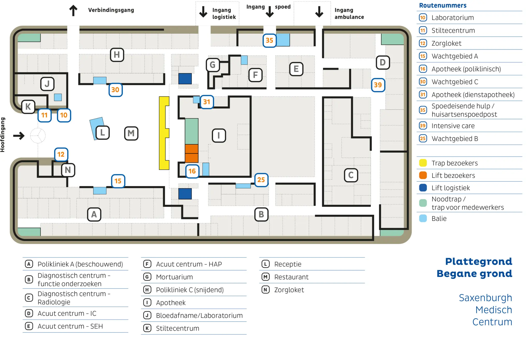 Begane grond Saxenburgh Medisch Centrum
