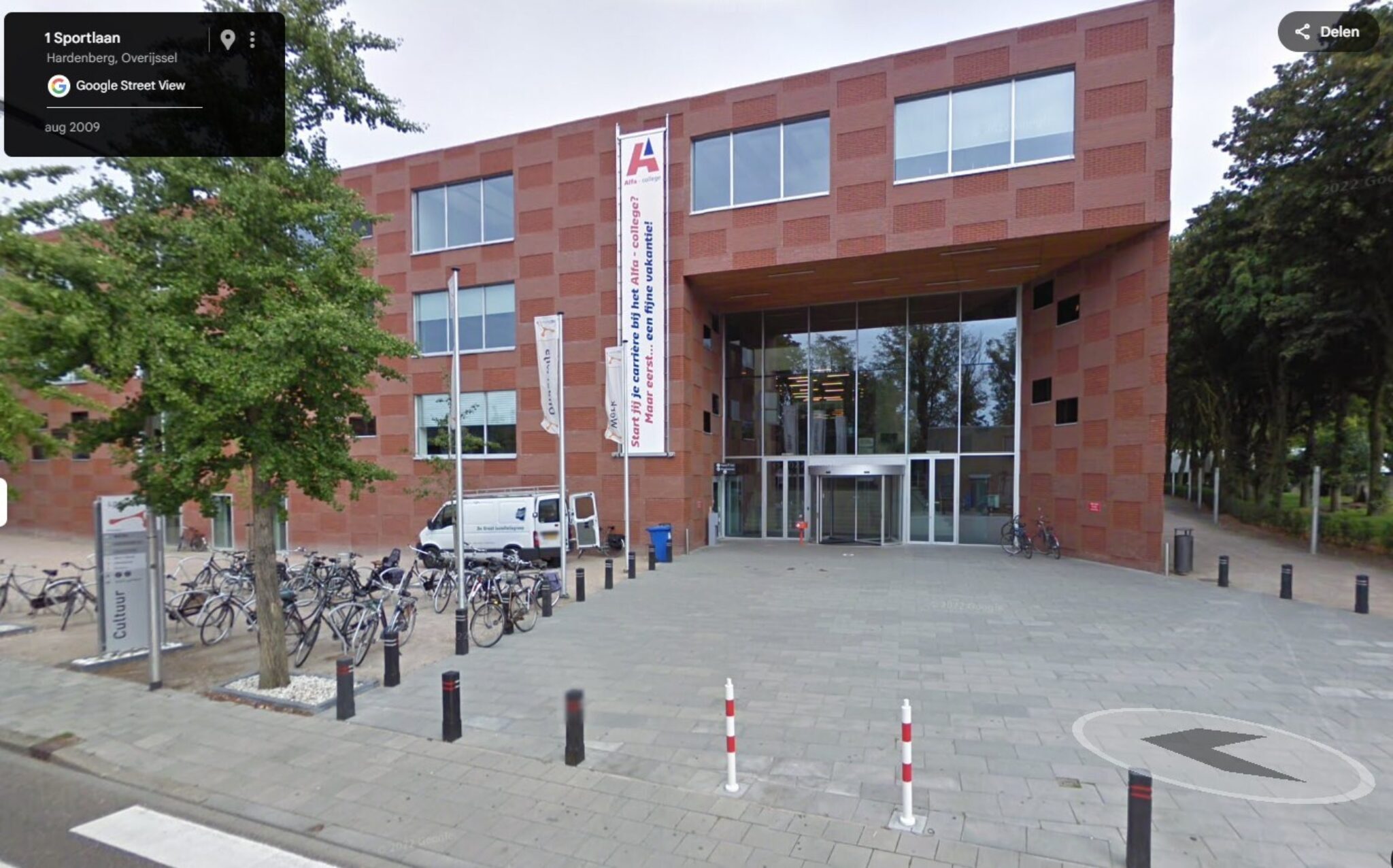 Locatie voetgangers/fietsers