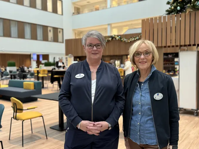 Foto gastdames Aly en Klari