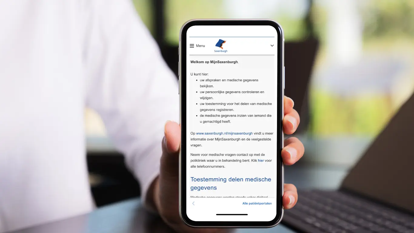 MijnSaxenburgh: nu ook beschikbaar in een app